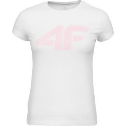 4F Παιδικό T-Shirt Κοντομάνικο Λευκό HJL22-JTSD005-10S