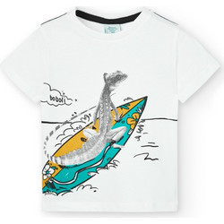 Boboli Παιδικό T-Shirt Κοντομάνικο Λευκό 396042