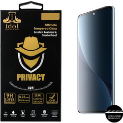 Idol 1991 Privacy Anti-Spy 3D Semi Curved Edge Glue Tempered Glass (Xiaomi 12 Pro 6.73in)