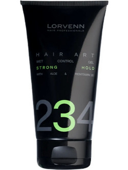 Lorvenn Wet Control Gel Μαλλιών Ανδρικό Δυνατό Κράτημα 150ml