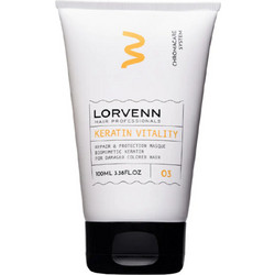 Lorvenn Keratin Vitality Μάσκα Μαλλιών Κερατίνης για Επανόρθωση για Ταλαιπωρημένα Μαλλιά 100ml