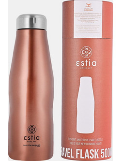 Estia Travel Flask Save The Aegean Rose 500ml