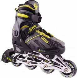 Mico Flash Jr Inline Rollers Παιδικά Μαύρα PW-126B-79