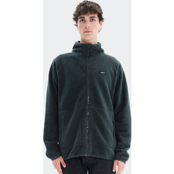 Basehit Ανδρική Ζακέτα Fleece με Κουκούλα και Φερμουάρ Πράσινη Up 222.BM29.111