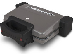 IQ ST-680 Τοστιέρα Γκριλιέρα με Αποσπώμενες Πλάκες για 2 Τοστ 2000W Γκρι