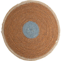 Σουπλά Queretaro 840026 22x22cm Natural-Grey Soulworks Seagrass