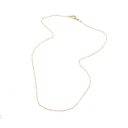 TRIBUTE, 925, ασημένια, καδένα, unisex, 43cm, GOMITOLO 0,8mm με κίτρινο, επιχρύσωμα, χωρίς, νικέλιο,/ΑΣΗΜΙ - 030028804