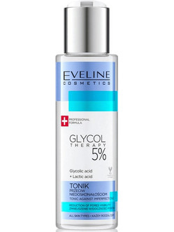 Eveline Glycol Therapy 5% Tonic Against Imperfections Χημικό Peeling Προσώπου 110ml