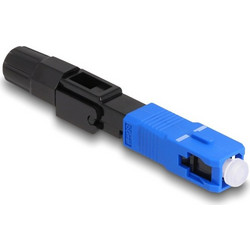 DELOCK σύνδεσμος οπτικής ίνας SC Simplex 87990, μαύρος