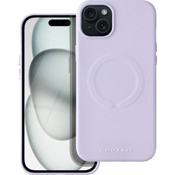 Roar Leather Mag Back Cover Purple (iPhone 15 Plus)