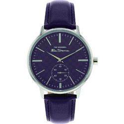 Ben Sherman The Originals Ανδρικό Ρολόι Χρονογράφος με Μπλε Δερμάτινο Λουράκι BS085U