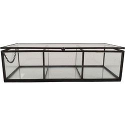 Μπιζουτιέρα black γυαλ.25Χ11Χ7εκ. - Plastona