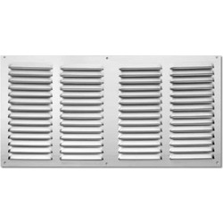 Σχάρα Εξαερισμού Inofix 1256-1G Αλουμινίου Inox 20x40cm