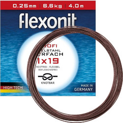 Flexonit 1x19 Ατσάλινος οδηγός 4m 0.25mm 6,6kg - Steel leaders from Flexonit