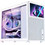 Armaggeddon Tessaraxx Corevision White Gaming Midi Tower Κουτί Υπολογιστή με Πλαϊνό Παράθυρο
