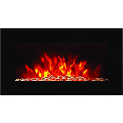 Hitense Ηλεκτρικό Τζάκι Τοίχου 2000W Μ73xΥ40xΒ114cm EX150-SLIM3D CR