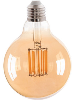 ΛΑΜΠΤΗΡΑΣ GLOBO LED FILAMENT 12W E27 3000K ΧΡΥΣΟ HM4049.02