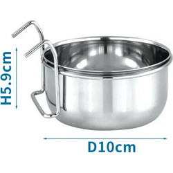 Nobleza Stainless Steel Bird Feeder medium 10x5.9cm