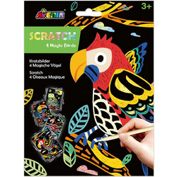 Avenir Scratch 4 Magic Birds 4τμχ