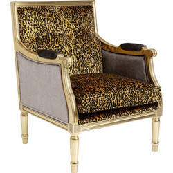 Kare Design Πολυθρόνα Πολύχρωμη Regency Λεοπάρ