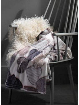 Amo la Casa Κουβέρτα Σταμπωτή Fleece Μονή 150X200 - Love Γκρι