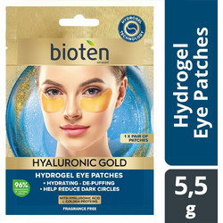 Bioten Hyaluronic Gold Eye Patches για Λάμψη με Υαλουρονικό 5.5gr