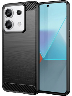 Hurtel Carbon Back Cover Black (Xiaomi Redmi Note 13 Pro)