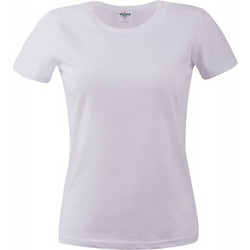 Μπλουζάκι κοντομάνικο T-Shirt γυναικείο μακό Keya WCS150 ΛΕΥΚΟ