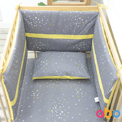 Abo Galaxy Σετ Κούνιας 70x140cm Grey 3τμχ