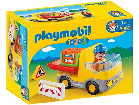 Playmobil 1-2-3 Φορτηγό με Ανατρεπόμενη Καρότσα 6960