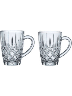 Κούπες Noblesse Barista (Σετ 2Τμχ) 104907 347ml Clear Nachtmann Κρύσταλλο