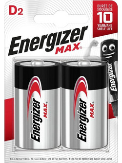 Energizer Max D 2τμχ