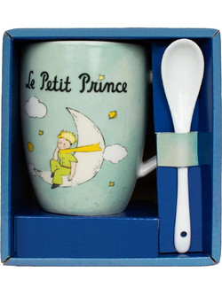 Enesco Κούπα με Κουταλάκι Le Petit Prince Lune