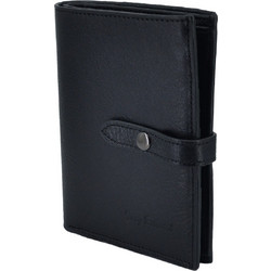 Leather 100 ΔΕΡΜΑΤΙΝΟ ΠΟΡΤΟΦΟΛΙ ΚΩΔΙΚΟΣ: 60-WALLET-T816-1 (BLACK)