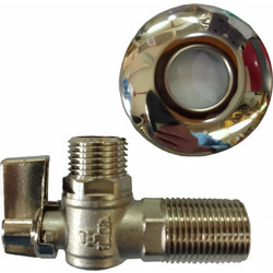 Viospiral BIANCHI ΓΩΝΙΑΚΟΣ ΔΙΑΚΟΠΤΗΣ 1/2"x1/2" 04-04000