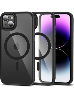 Tech-Protect Magmat Back Cover Black (iPhone 15)