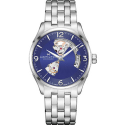 Hamilton Jazzmaster Ανδρικό Ρολόι Αυτόματο με Ασημί Μεταλλικό Μπρασελέ H32705141