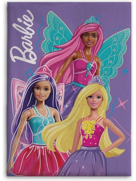 Κουβερτάκι Fleece Blanket Barbie 100X140cm Ref AYM-092BB-PF