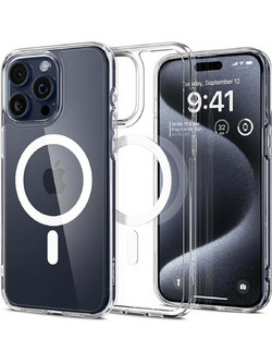 Spigen Ultra Hybrid MagSafe Back Cover White (iPhone 15 Pro)