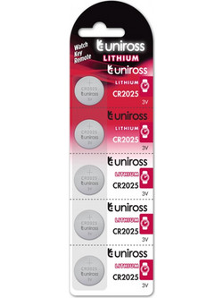 Uniross CR2025 5τμχ