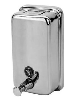 Dispenser Μπάνιου Gloria Inox (13-0680) Σαπουνοθήκη Υγρού Σαπουνιού 0,85 lt