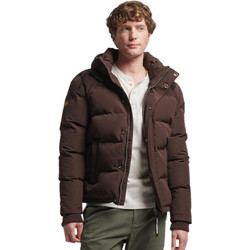 Superdry Ανδρικό Μπουφάν Χειμωνιάτικο Puffer Καφέ M5011743A-04O