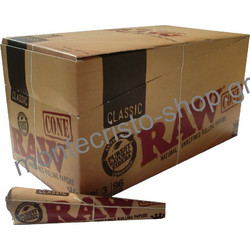 Κουτί με 32 Raw Cone Classic King Size, 3 κώνοι σε κάθε συσκευασία