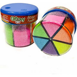 Groovy Χρυσόσκονη Glitter σε Αλατιέρα 6 NEON Χρώματα 60γρ 0.67.200