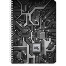 Must CPU Σπιράλ Τετράδιο Ριγέ B5 150 Φύλλων 5 Θεμάτων Διάφορα Σχέδια 584429