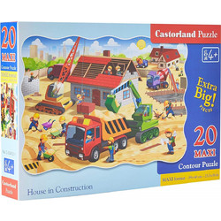 Παιδικό Puzzle Castorland House In Construction 20 Κομμάτια