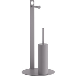Καλόγερος Πιγκάλ / Χαρτοθήκη - Matt Concrete Grey, Pam & Co, O25 x H60 (cm) 4-400-163