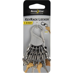 S-Biner Nite Ize KeyRack Locker Silver KLK-11-R3