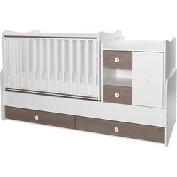 Lorelli MiniMax New Πολυμορφική Κούνια για Στρώμα 60x120cm White Coffee 10150500027A