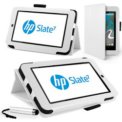 Δερμάτινη Θήκη για το HP Slate7 2800 Λευκή (ΟΕΜ)